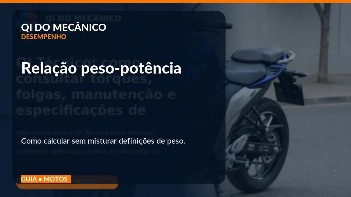 Peso-potência sem enrolação: quando essa conta ajuda — e quando engana