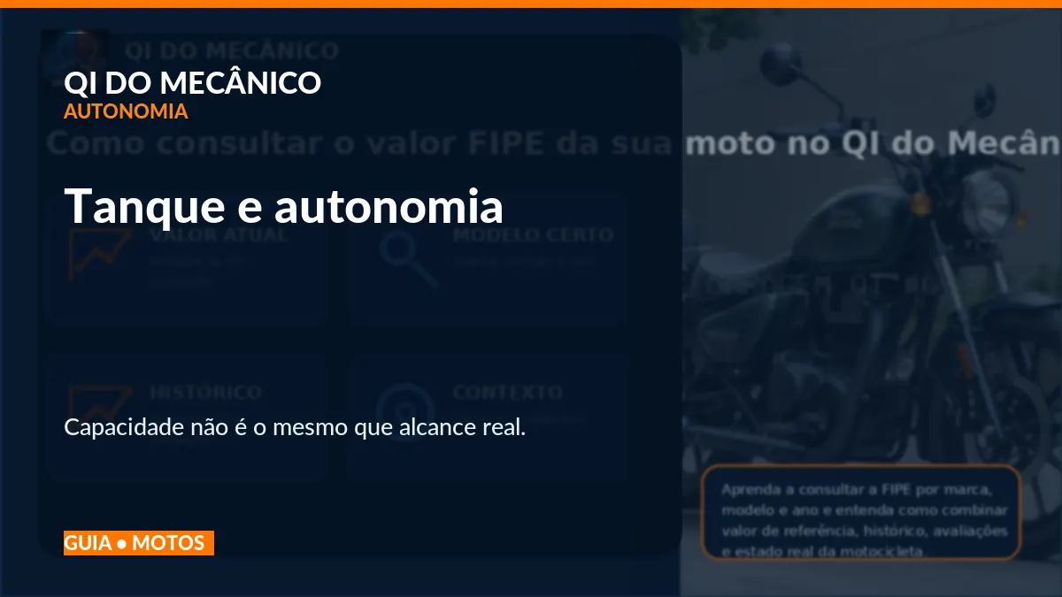 Tanque grande garante viagem longa? Nem sempre