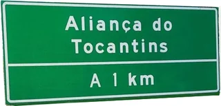 QI-IND-TIPO-01 — Placa indicativa de distância