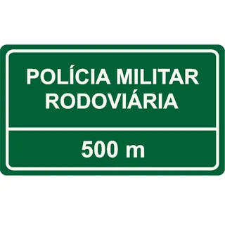 QI-IND-TIPO-06 — Placa de posto de fiscalização