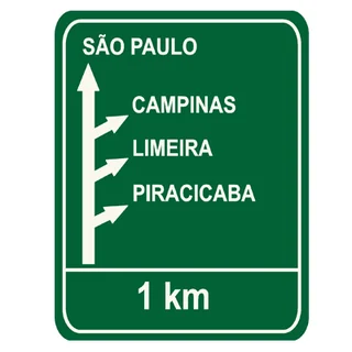 QI-IND-TIPO-08 — Placa diagramada de orientação de destino