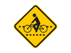 A-30B — Passagem sinalizada de ciclistas
