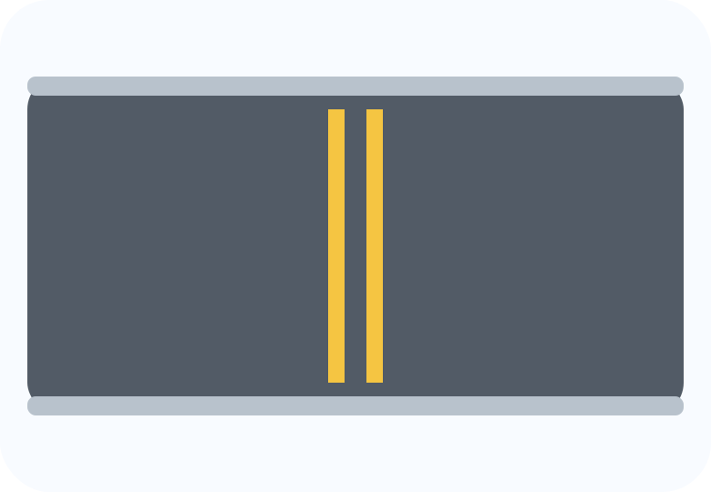 LFO-3 — Linha dupla contínua