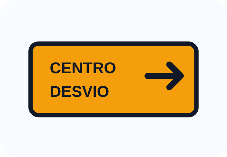 TMP-ORI — Orientação temporária de destino