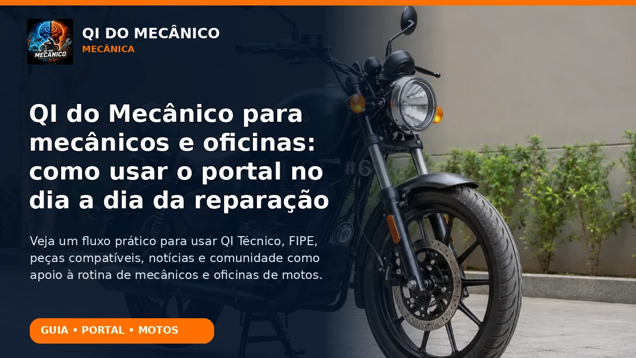 QI do Mecânico para mecânicos e oficinas: como usar o portal no dia a dia da reparação