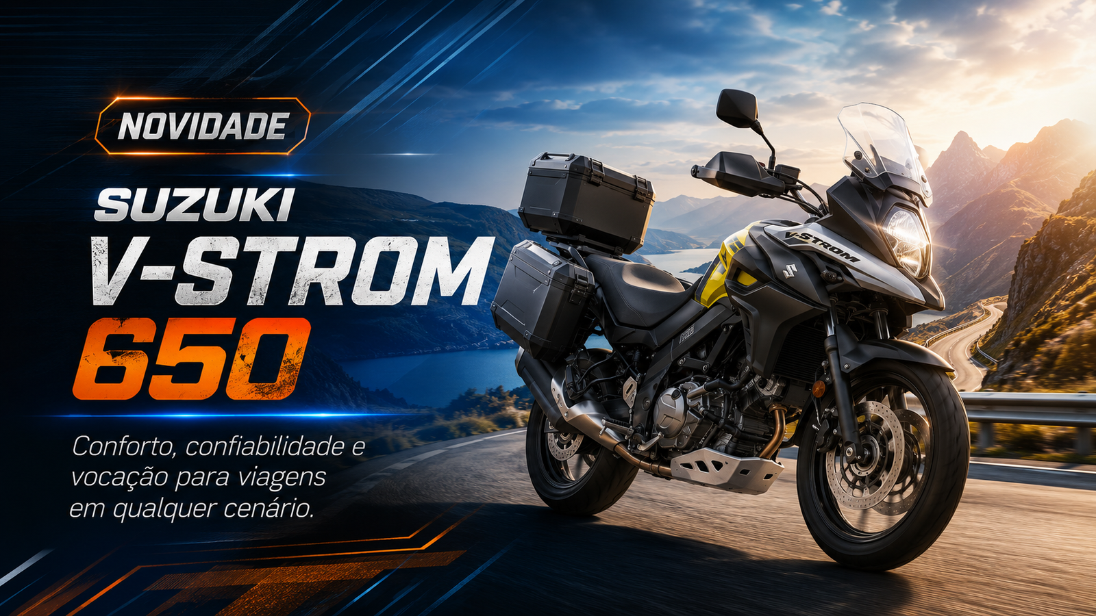 Suzuki V-Strom 650: conforto e confiabilidade para viajar mais longe